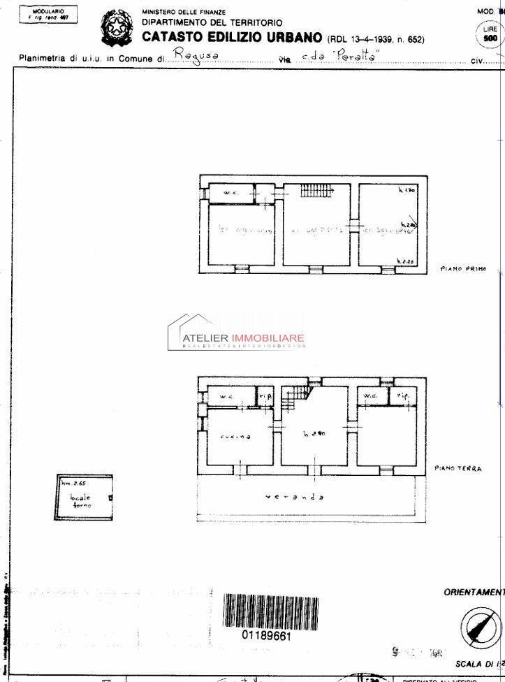 Foto 42 - Villa C.da Peralta - SP 25, Ragusa - floor plans 1