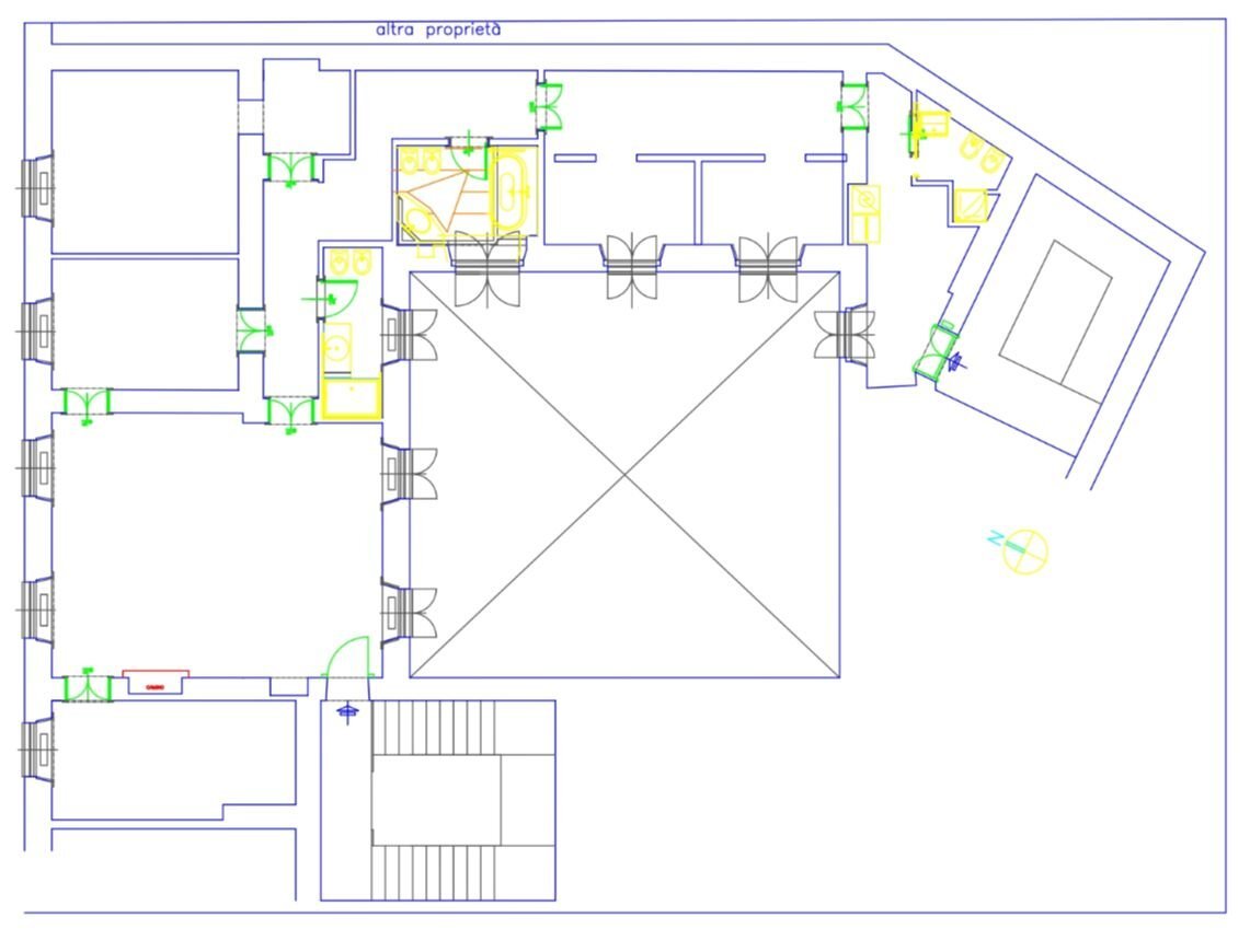 Appartamento via Giorgio Giulini, Milano - planimetria 1