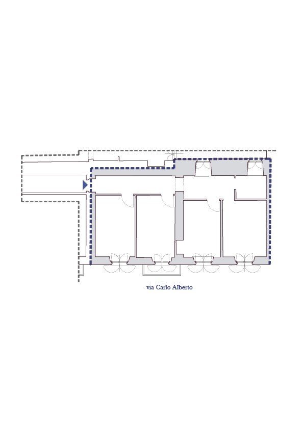 Quadrilocale via Carlo alberto 4/6., Torino (zona Centro) - planimetria 1