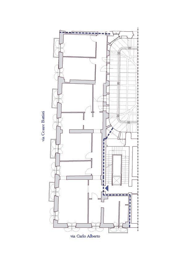 Appartamento via Carlo alberto 4/6., Torino (zona Centro) - planimetria 1