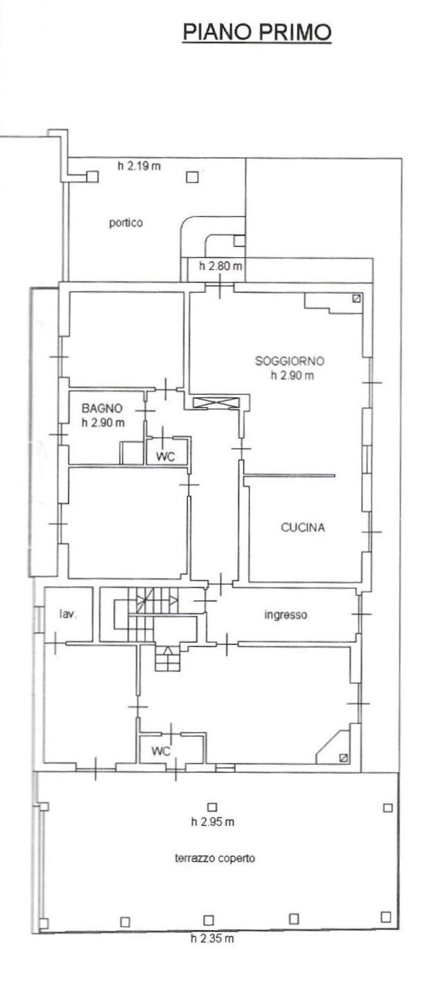 Villa Peveragno - planimetria 1