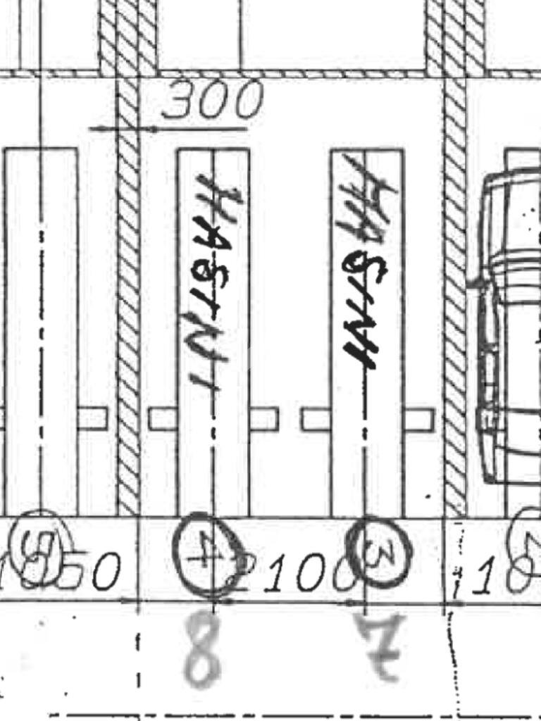 Parking space Via Cairoli, Rimini - floor plans 1