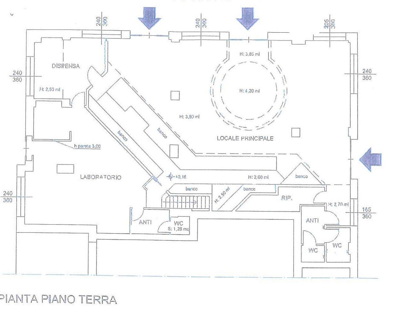 Negozio Fiorano Modenese - planimetria 1