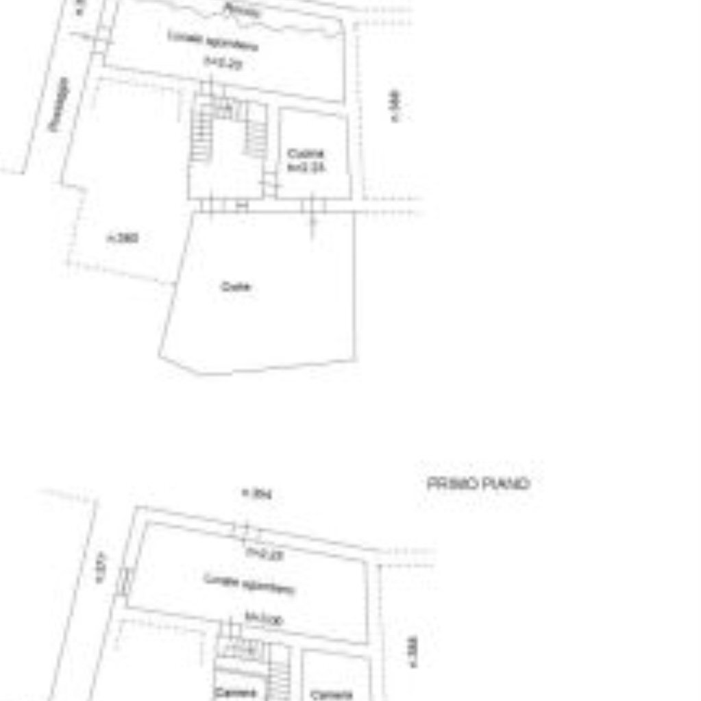 Rustico Regione Rovarini, Garessio - planimetria 1