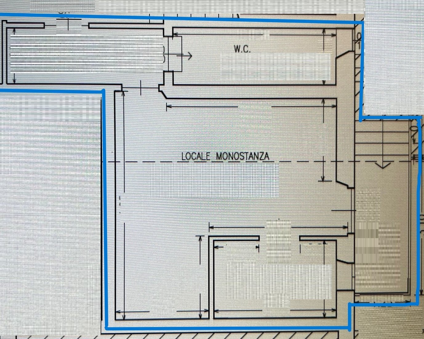 Monolocale Signa - planimetria 1