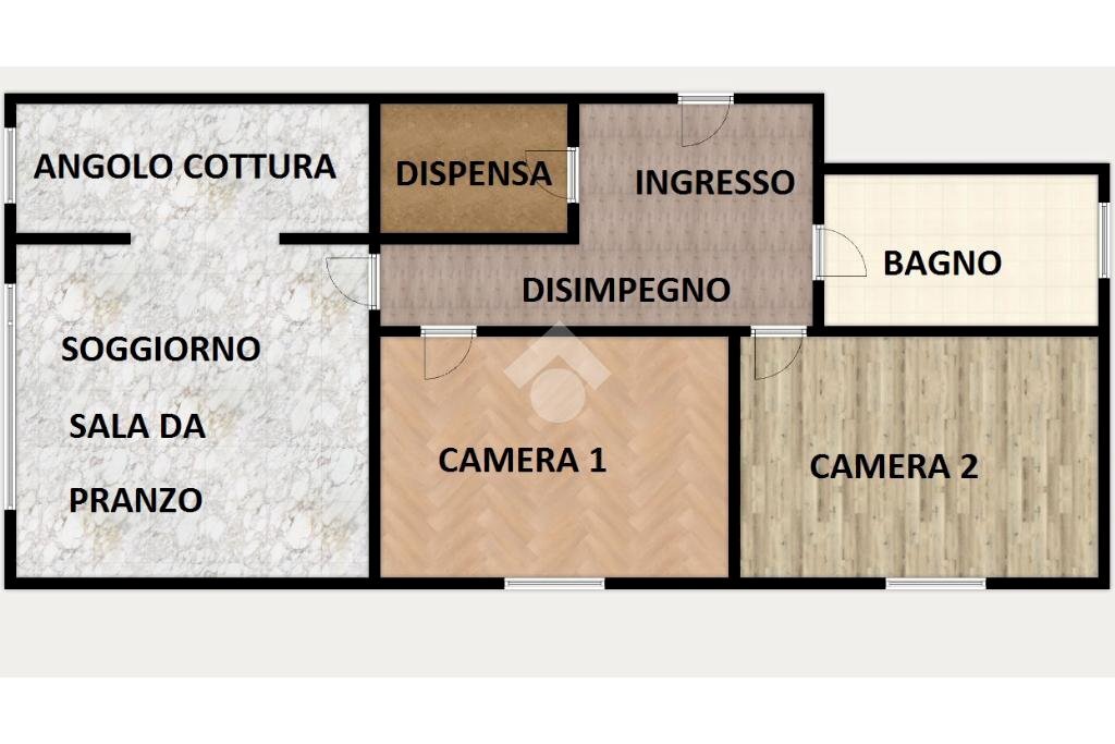 Quadrilocale Str. Pietrafraccia, Ronco Scrivia - planimetria 1