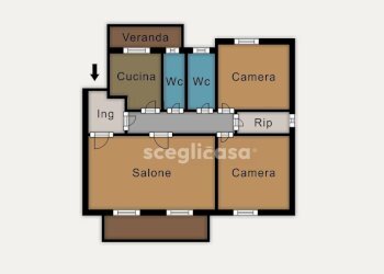 Foto 3 - Quadrilocale Via Domenico La Bruna
 
7, Palermo - foto 3