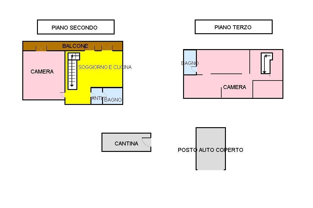 Quadrilocale Via Montebello, Bruzolo - planimetria 1