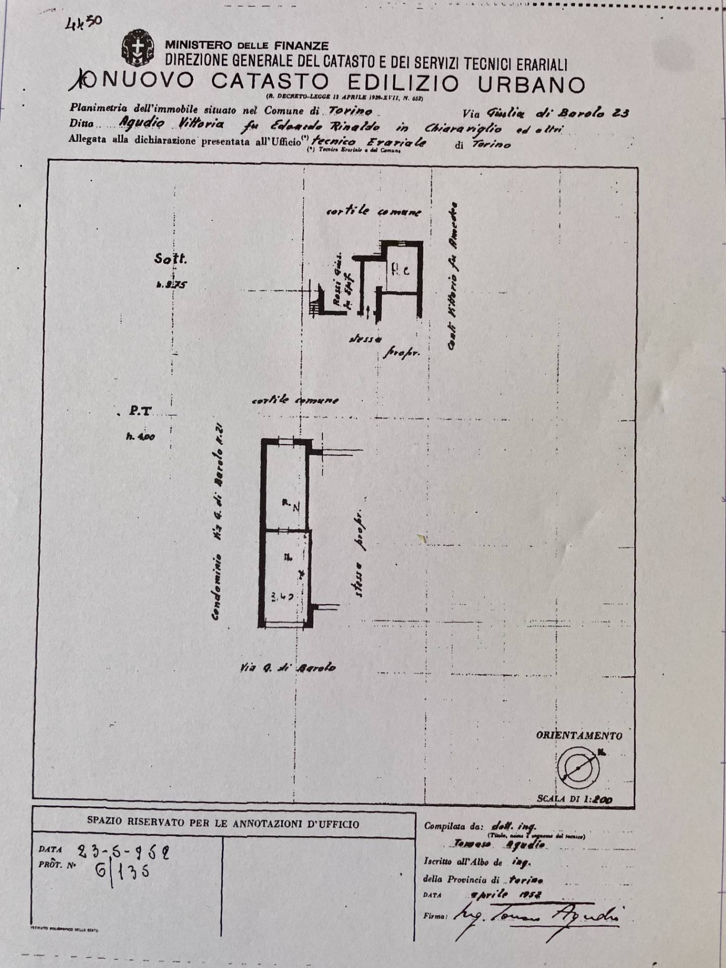 Foto 6 - Commercial Premises Via Giulia Di Barolo, Torino - floor plans 1