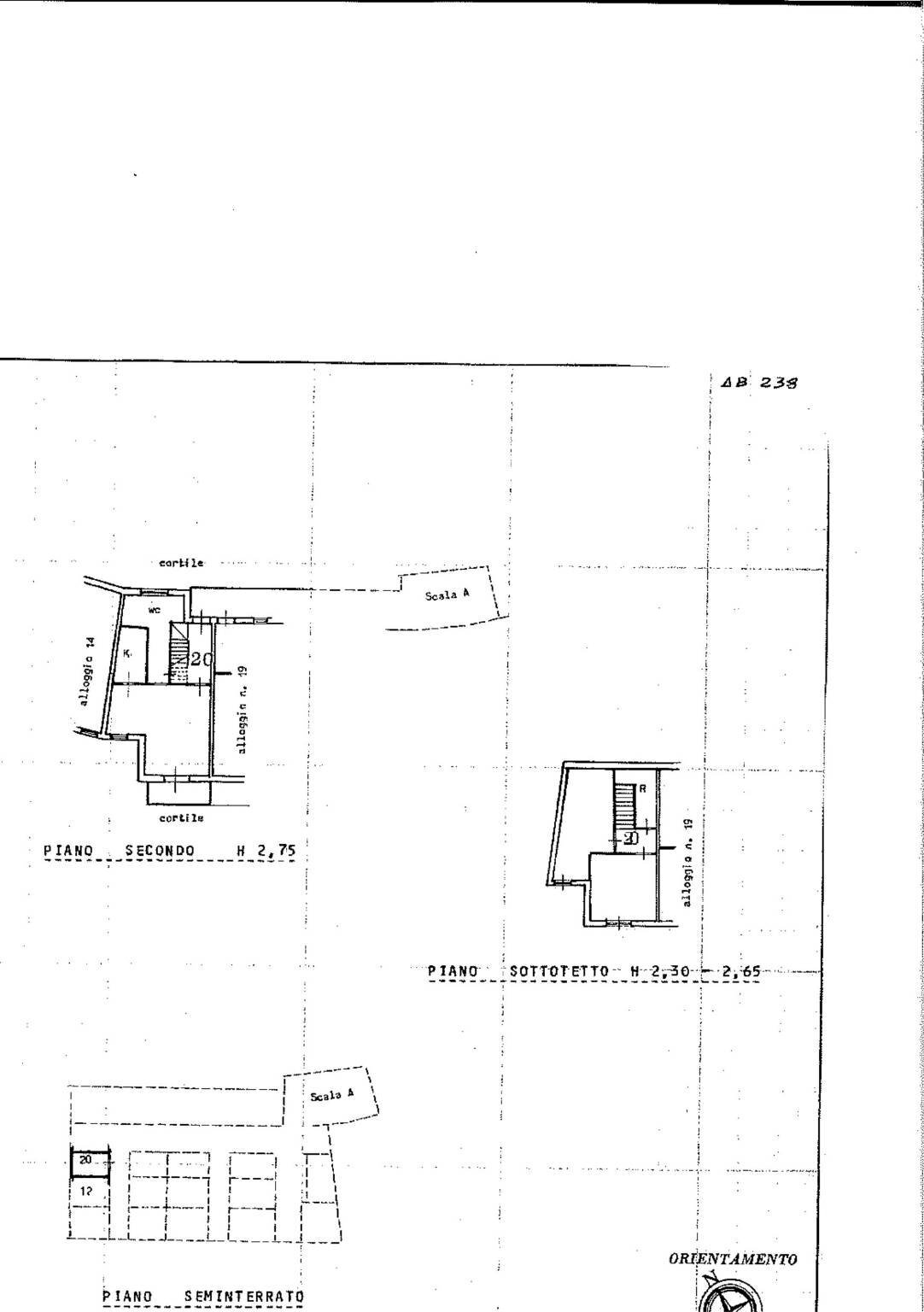 Four-room apartment via Sant'Anna, 26, Roburent - floor plans 1