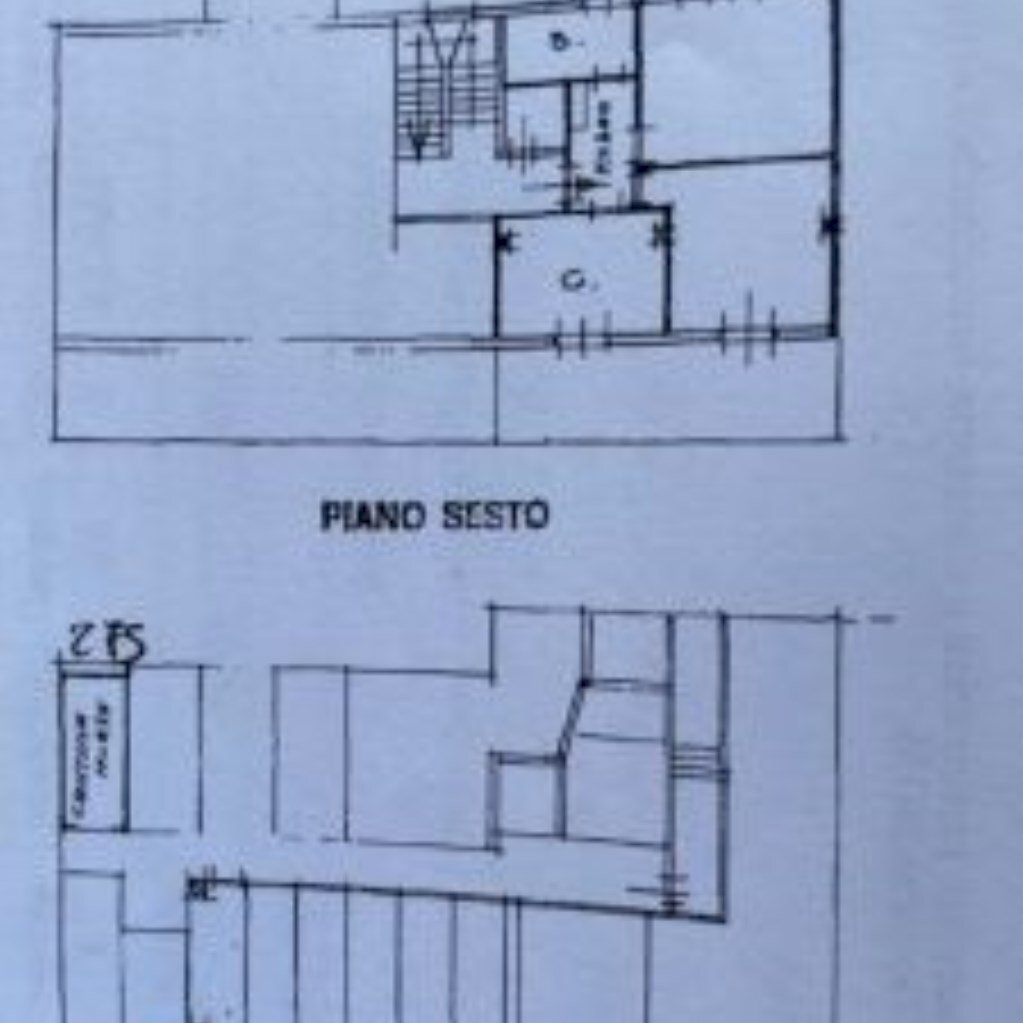 Trilocale Piazza dell'Unità, 15, Bologna (zona Bolognina) - planimetria 1