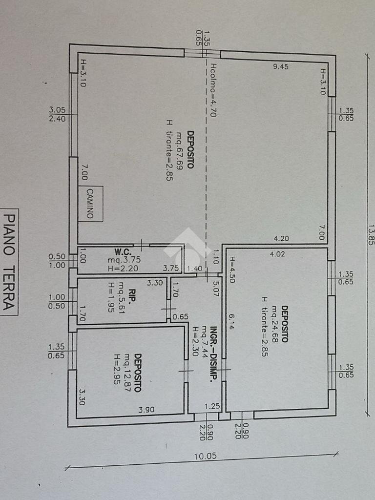 Independent house Via Fageto, Roncofreddo - floor plans 1