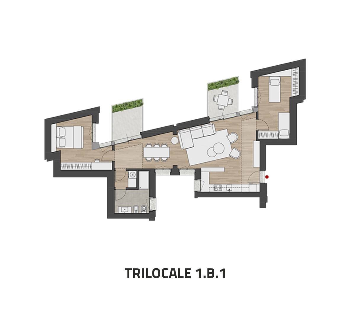 Appartamento Parma - planimetria 1