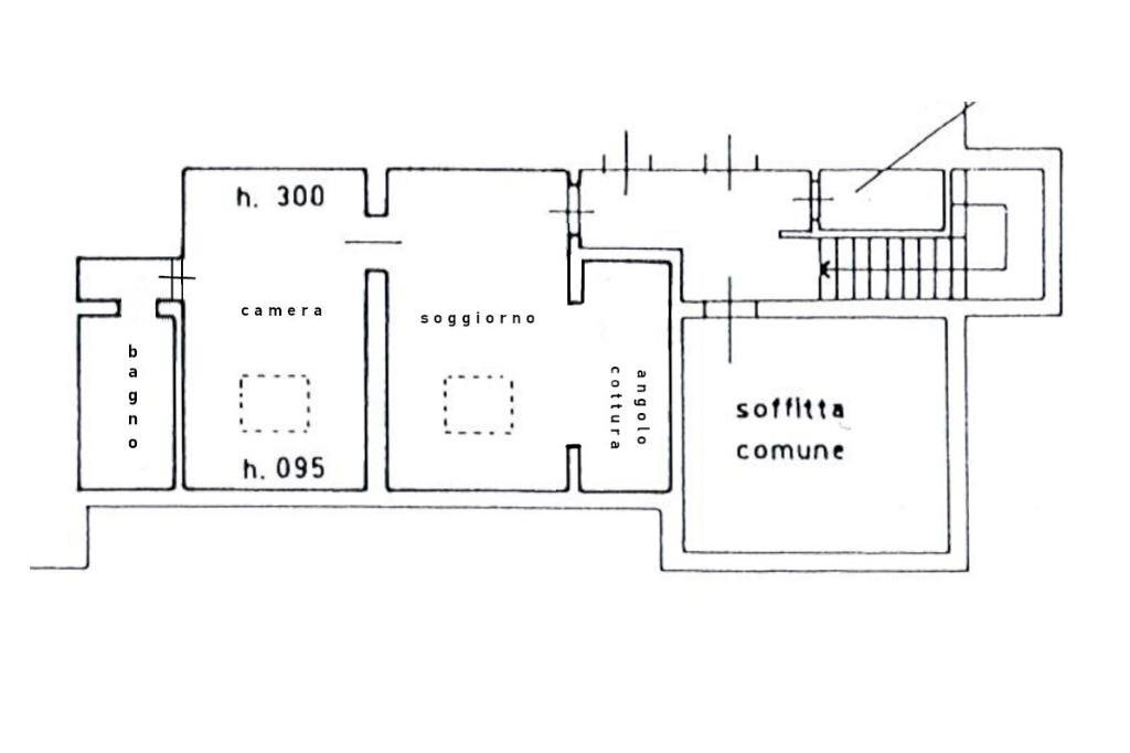 Bilocale Via Domenico Maria Villa, Parma (zona Cittadella) - planimetria 1