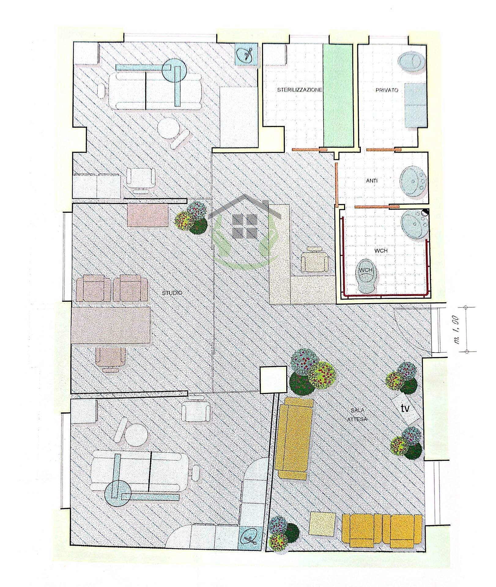 Foto 18 - Quadrilocale Via Trento, Fermo - planimetria 1