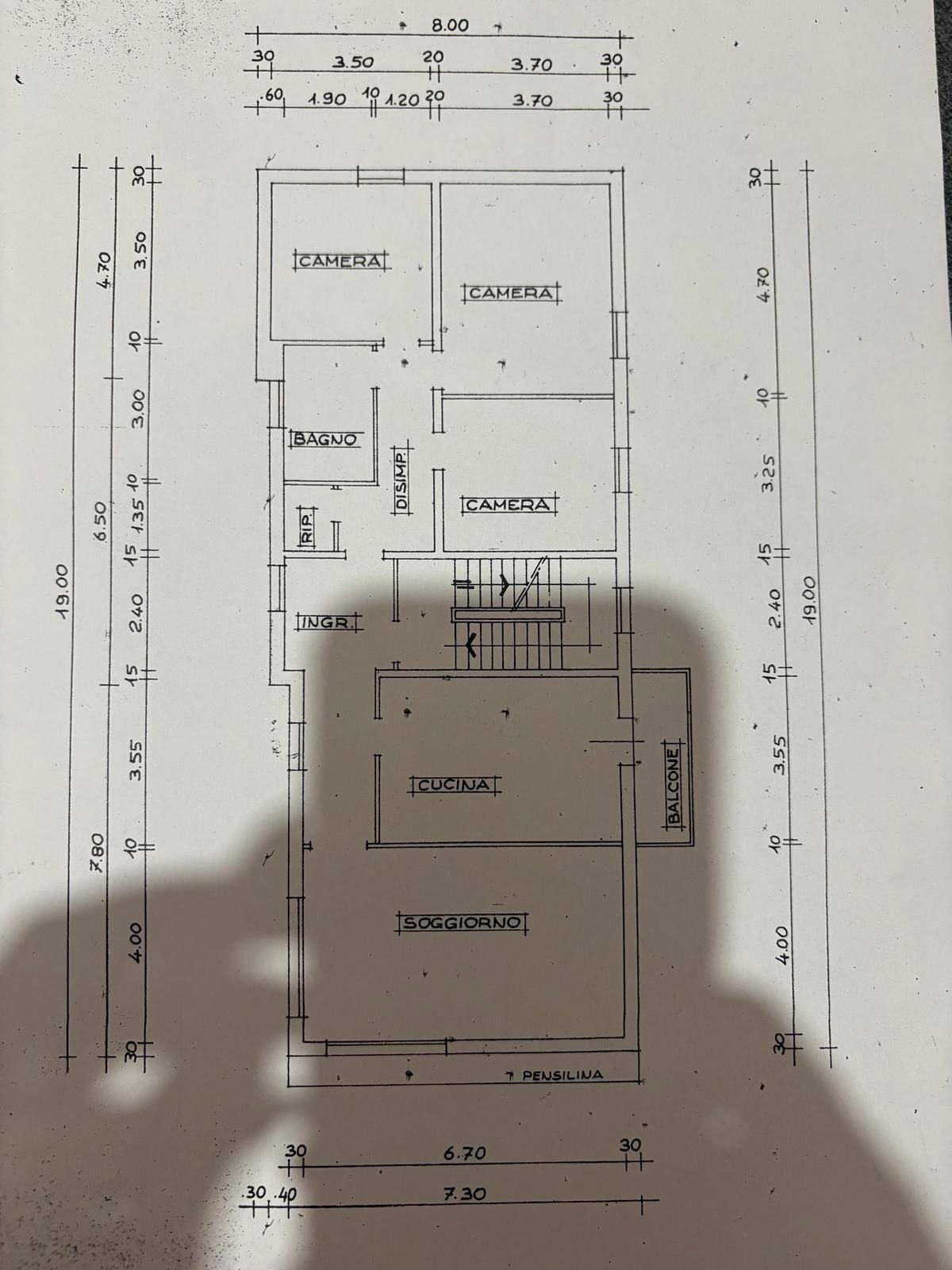 Foto 47 - Appartamento Via Giuseppe Verdi
 
8, Molinella - planimetria 1