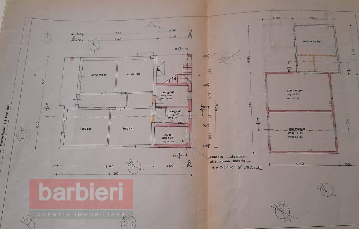 Foto 50 - Villa via beneficio 2° tronco
 
5, Cervia - planimetria 1