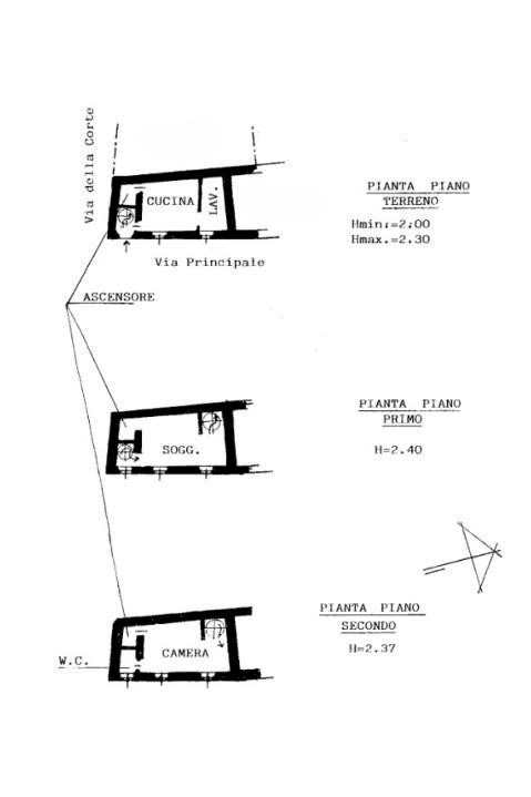 Casa indipendente via Principale, Brignano-Frascata - planimetria 1