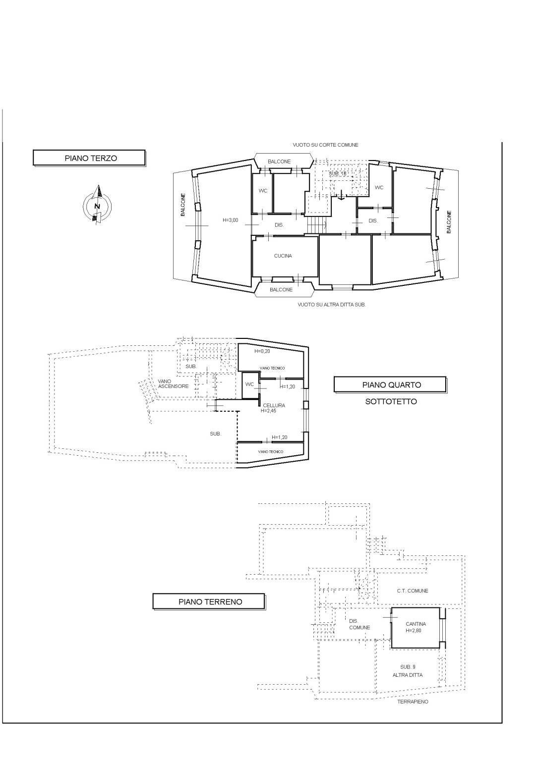 Attico strada Provinciale Da Breo a Piazza, 2, Mondovì - planimetria 1
