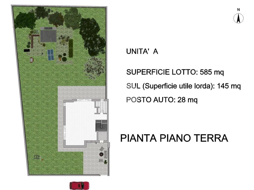 Villa Via Baratonia, La Cassa - planimetria 1