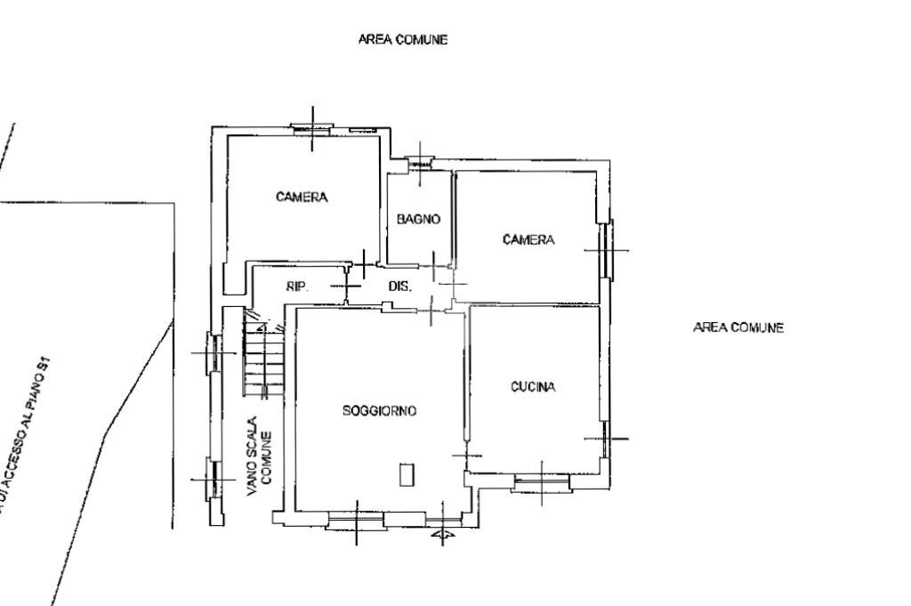 Porzione di casa Via Venezia, Volvera - planimetria 1