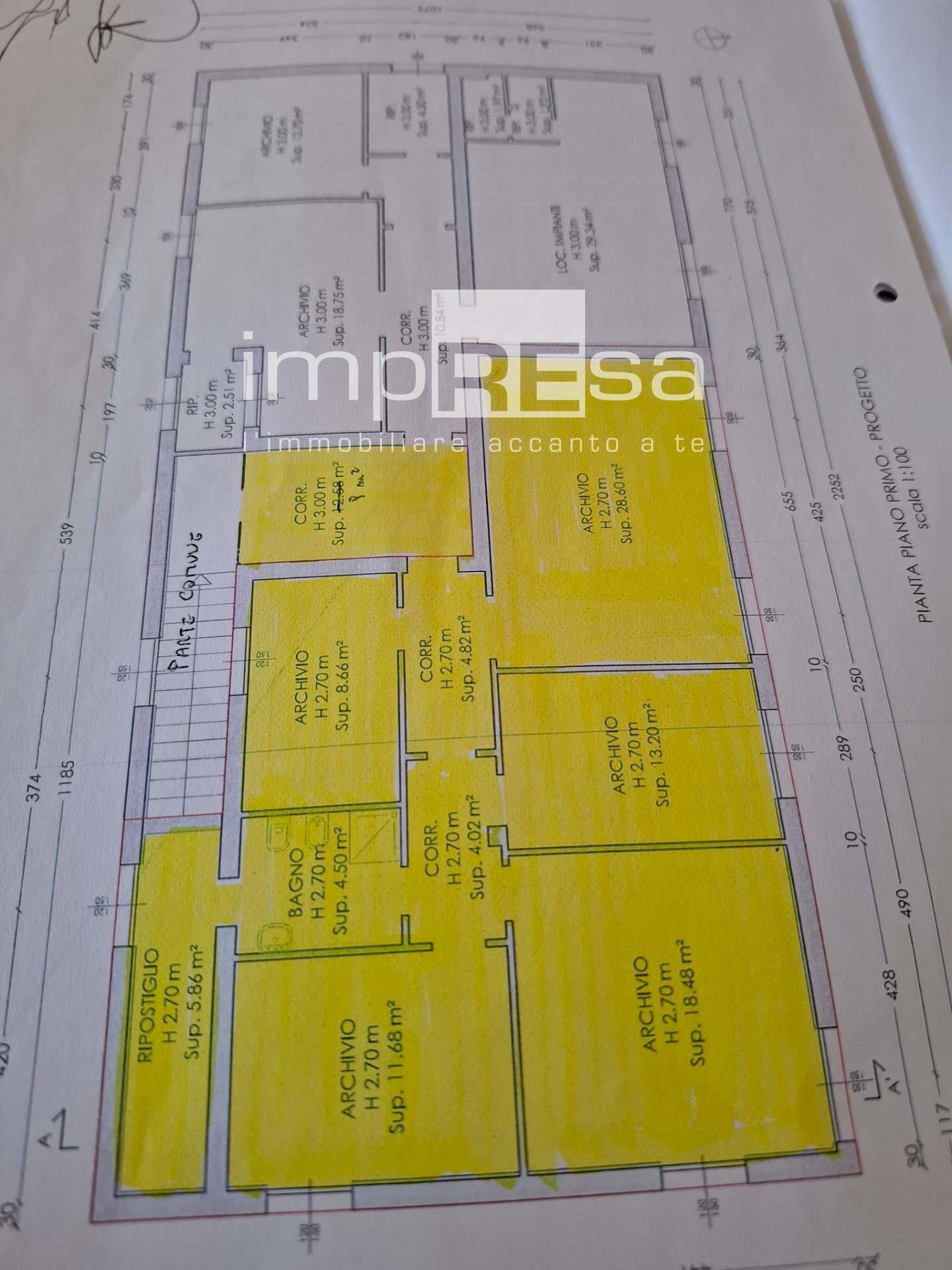 Foto 10 - Four-room apartment PIAZZA DEI TIGLI
 
10, Vazzola - floor plans 1