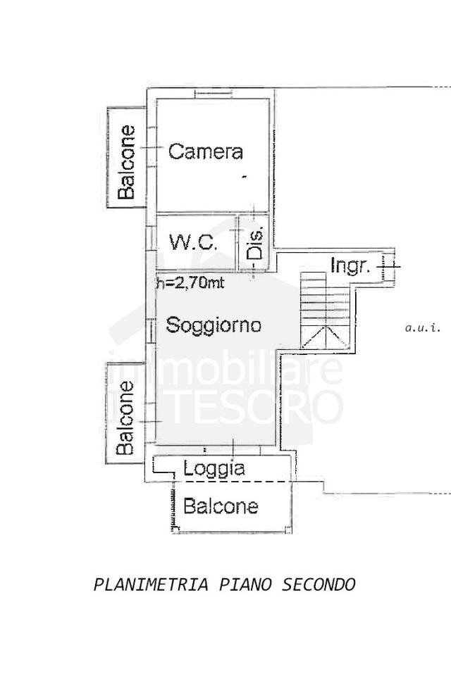 Four-room apartment via Giacomo Matteotti, 27, Verucchio - floor plans 1