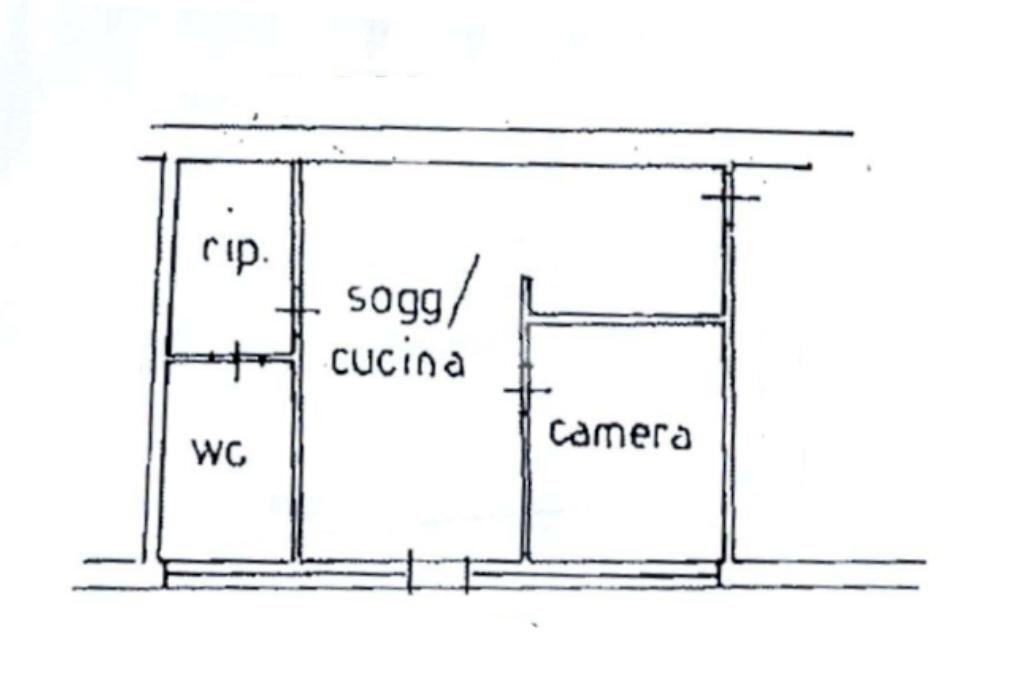 Bilocale Via vittorio veneto, Riva presso Chieri - planimetria 1
