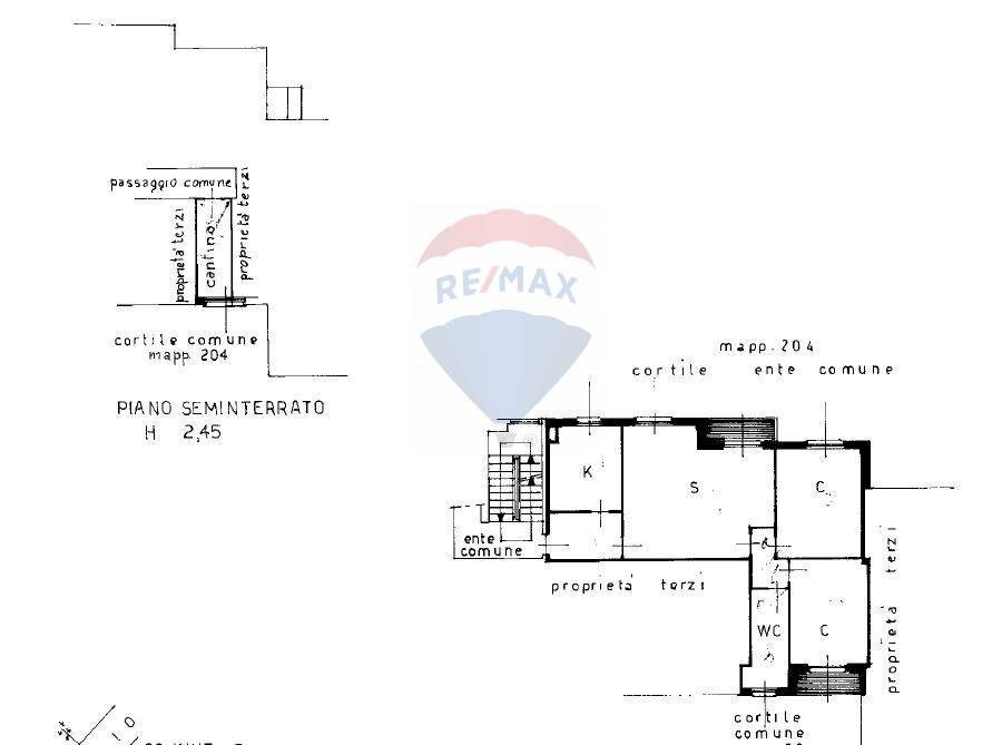 Pianta 2D - Three-room apartment Via dante
 
6, Carnate - floor plans 1