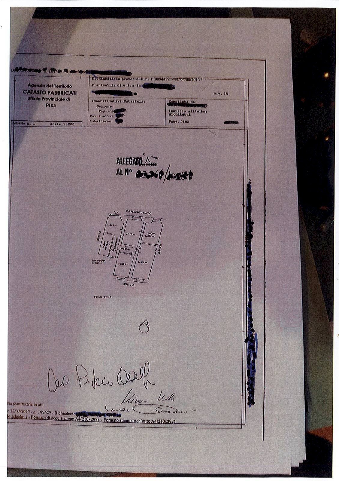 Foto 24 - Quadrilocale Via Alberto Mario
 
7, Pisa - planimetria 1