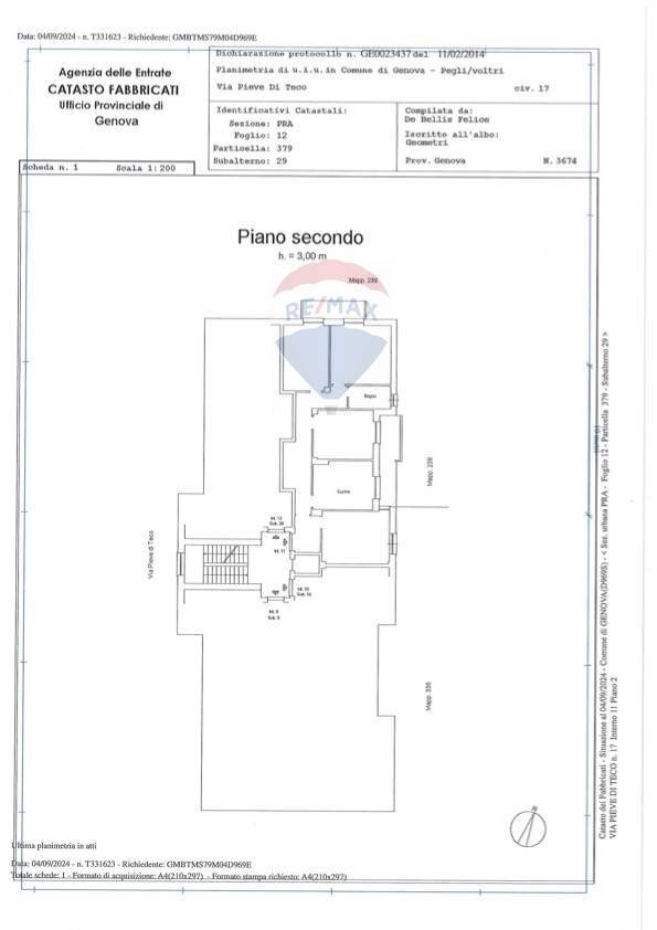 Foto 35 - Apartment Via Pieve Di Teco
 
17, Genova - floor plans 1