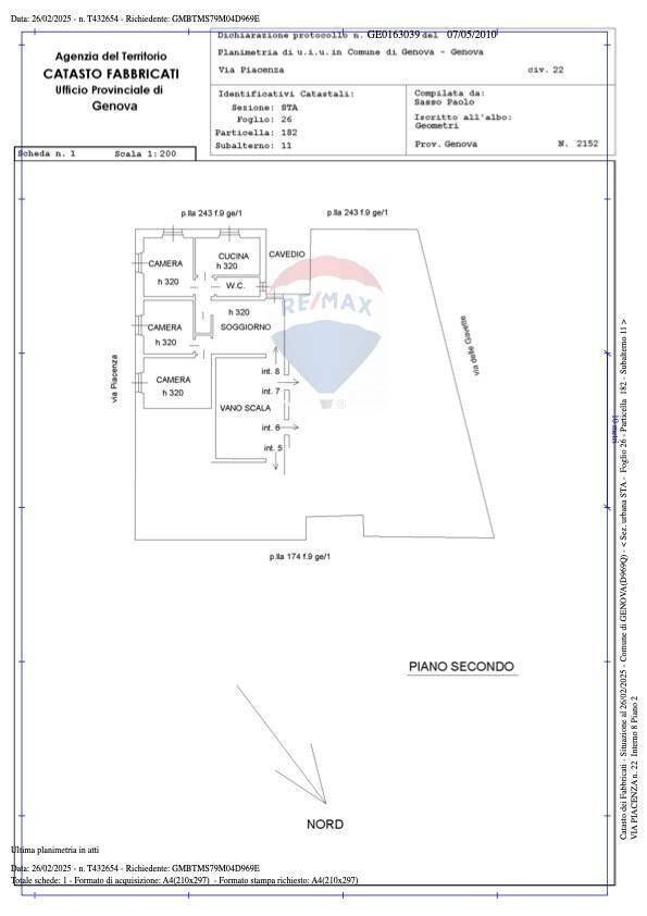 Foto 30 - Apartment Via Piacenza
 
22, Genova - floor plans 1