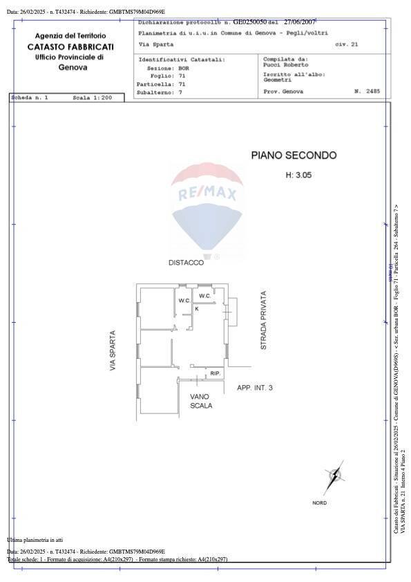 Foto 41 - Apartment Via Sparta
 
21, Genova - floor plans 1