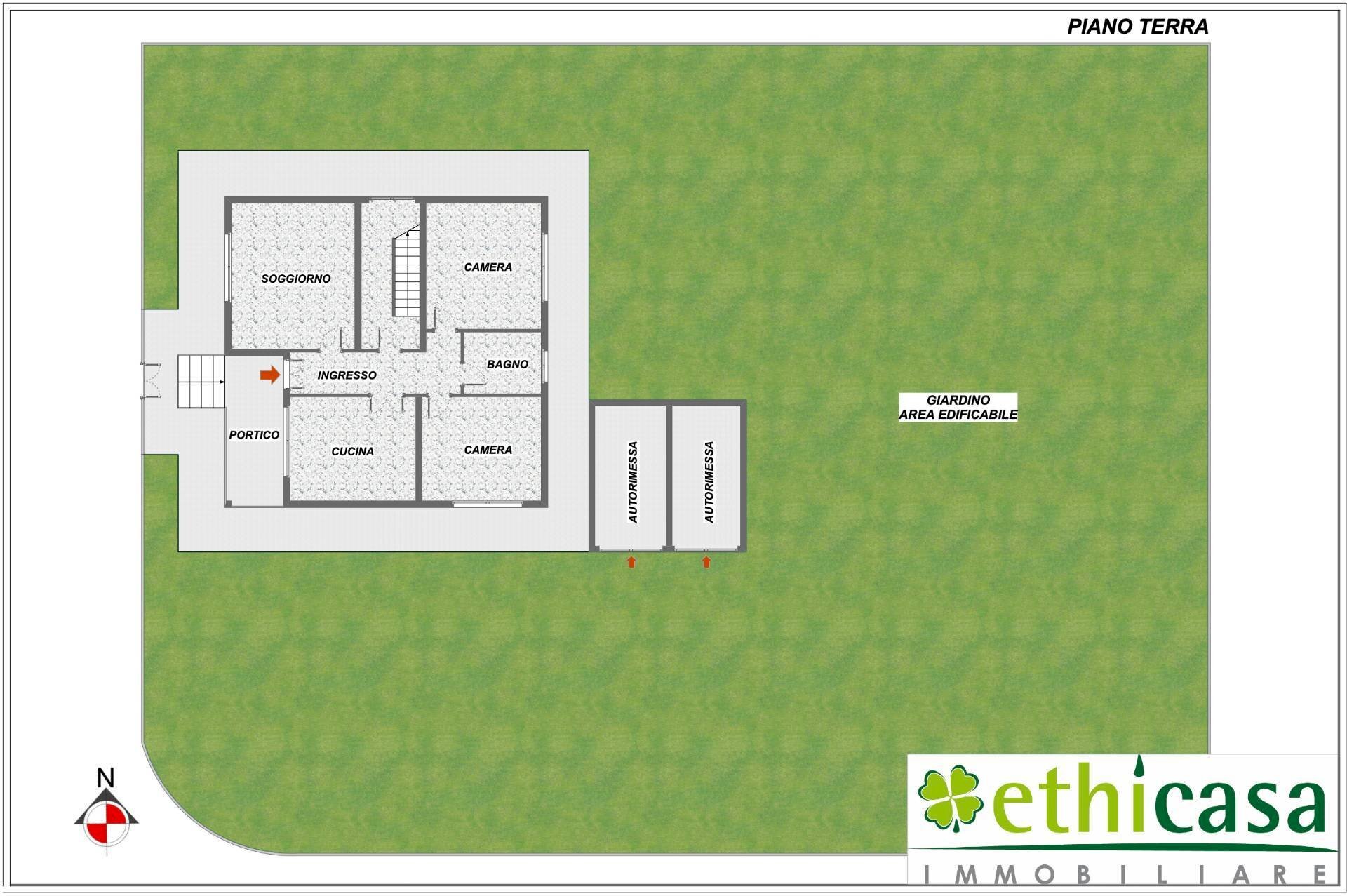 Foto 15 - Villa Via Goito, Verdellino - planimetria 1