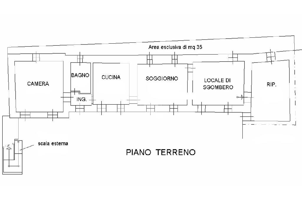 Independent house Cascine Areglio, Borgo d'Ale - floor plans 1