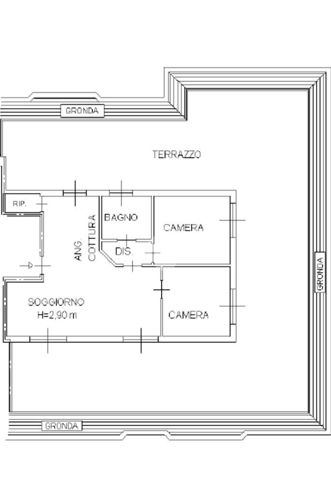 Attic Via Privata Castruccio, Rapallo - floor plans 1