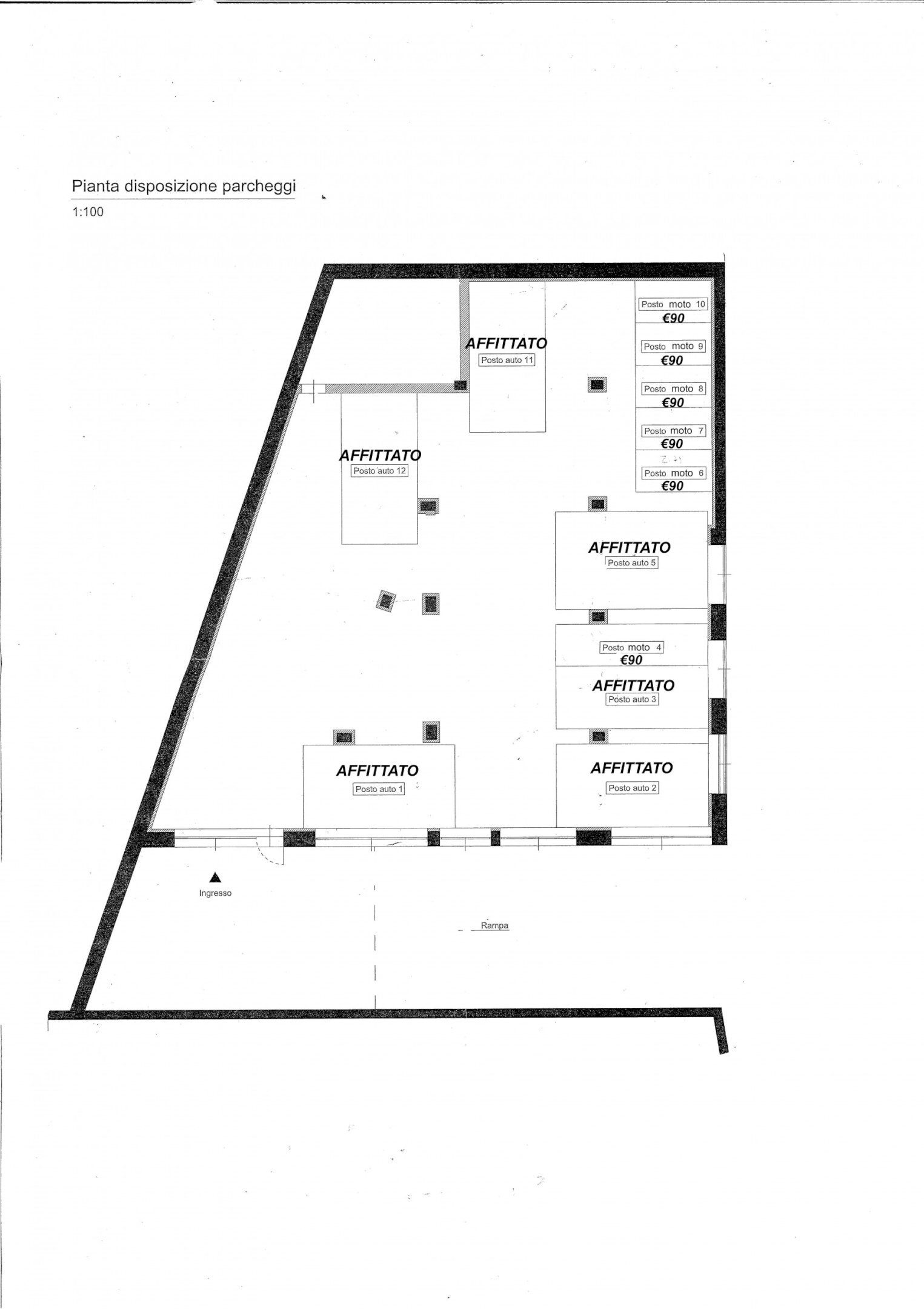 Foto 10 - Box Via Macedonia
 
71, Roma - floor plans 1