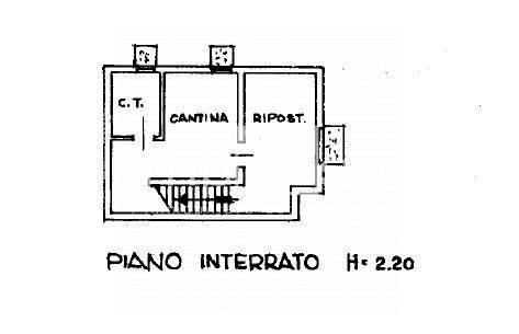 Foto 20 - Casa semi indipendente via dei Partigiani, Paese - planimetria 1
