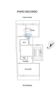 Pianta 2D - Appartamento Via Alcantara
 
10, Catania - planimetria 1