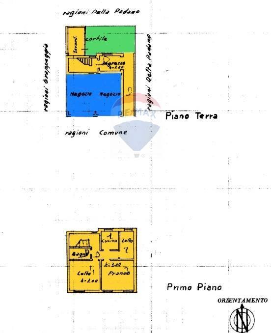 Pianta 2D - Casa semi indipendente Via Giuseppe Garibaldi
 
11, Ostellato - planimetria 1