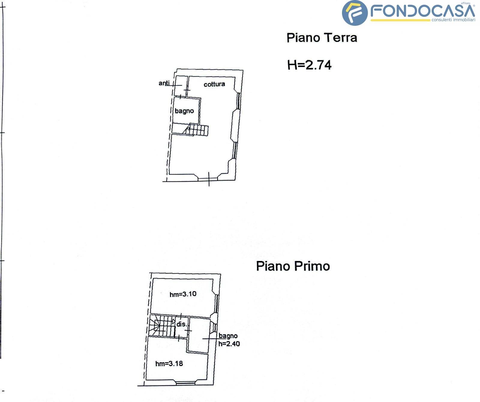 Foto 24 - Three-room apartment Via Guicciardi, Seravezza - floor plans 1