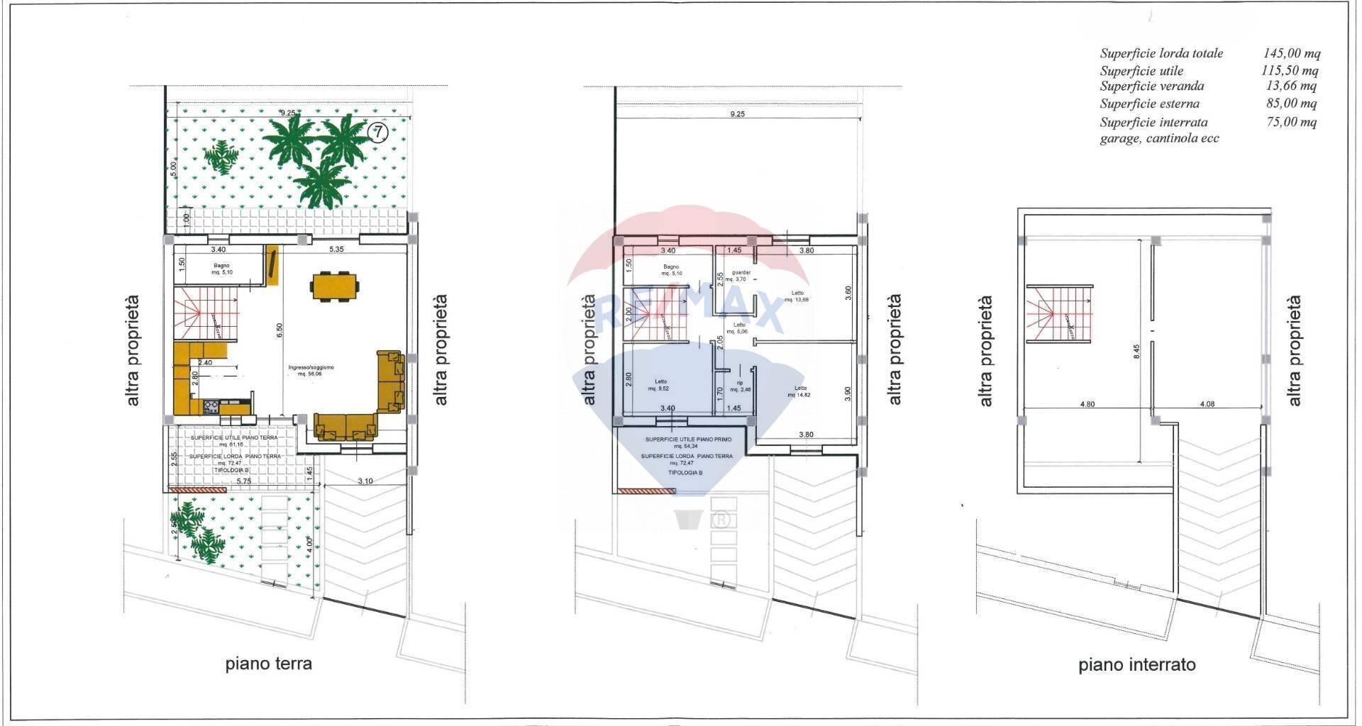 Pianta 2D - Villa Via Aldo Moro, Binetto - floor plans 1