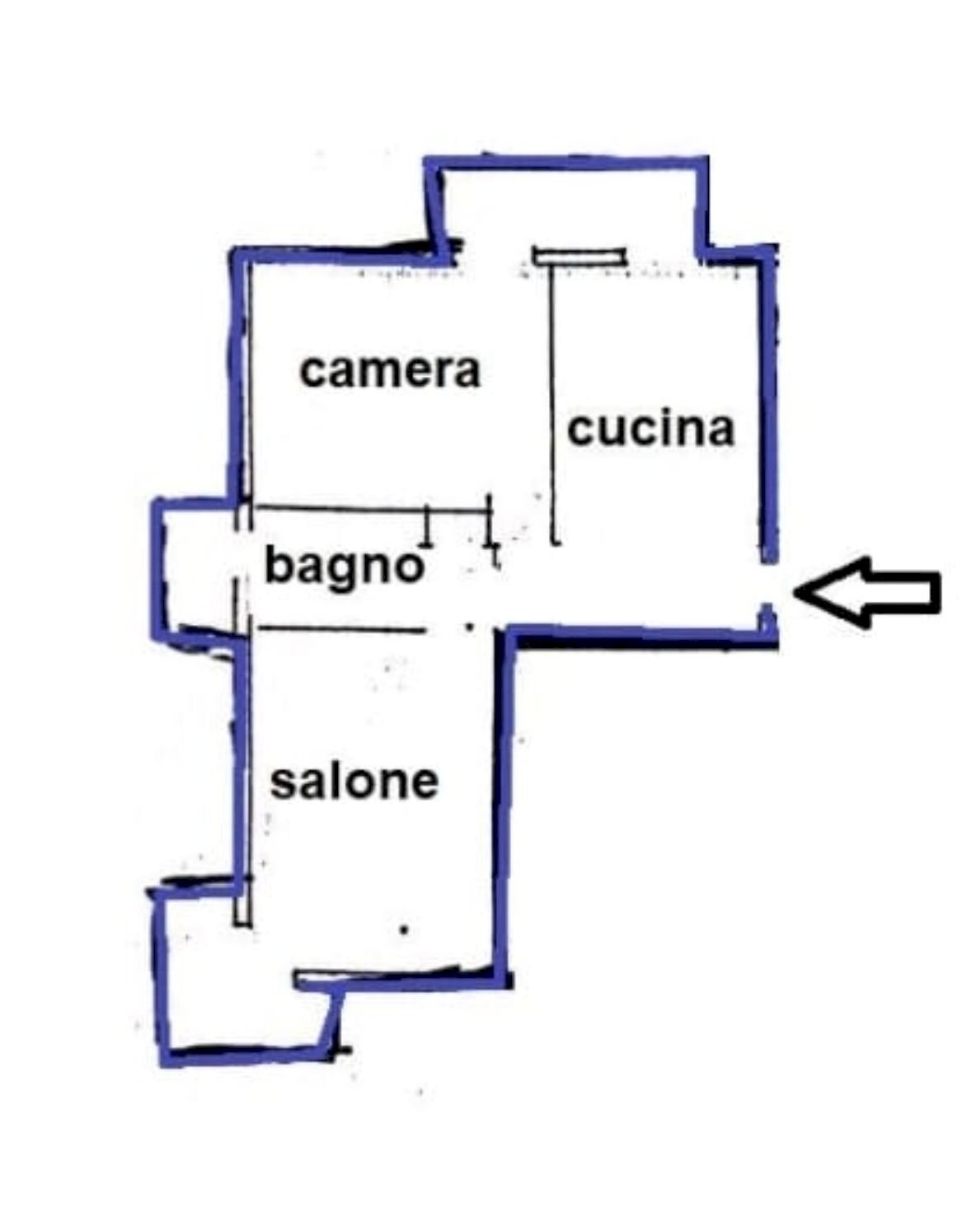 Trilocale FRAZ MADONNINA, Costigliole d'Asti - planimetria 1