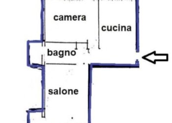 Planimetria - Trilocale FRAZ MADONNINA, Costigliole d'Asti - foto 2