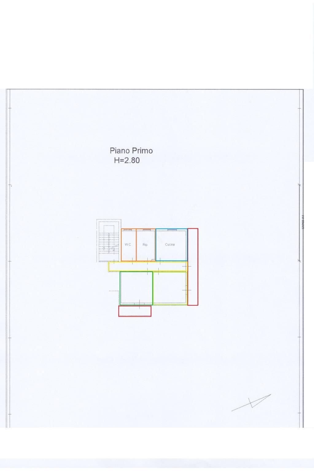 Independent house via Gustavo Baldassarre, San Giorgio del Sannio - floor plans 1