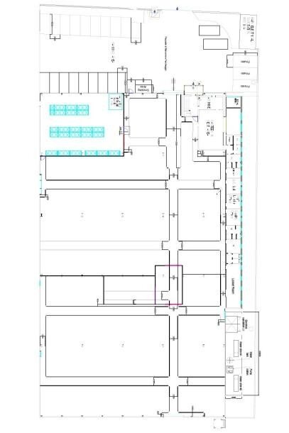 Capannone via Giovanni Fattori, Inveruno - planimetria 1