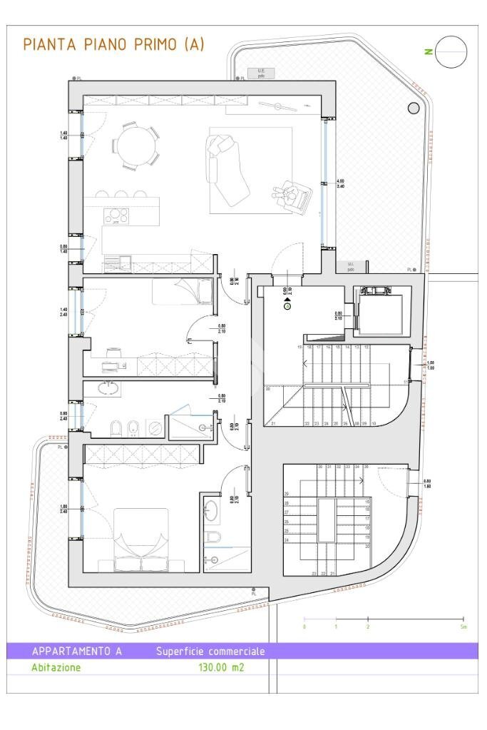Three-room apartment Corso Europa, Rho - floor plans 1