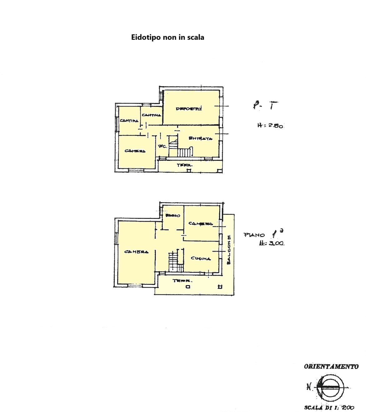 Casa indipendente frazione montemarzo, frazione Montemarzo, Asti - planimetria 1