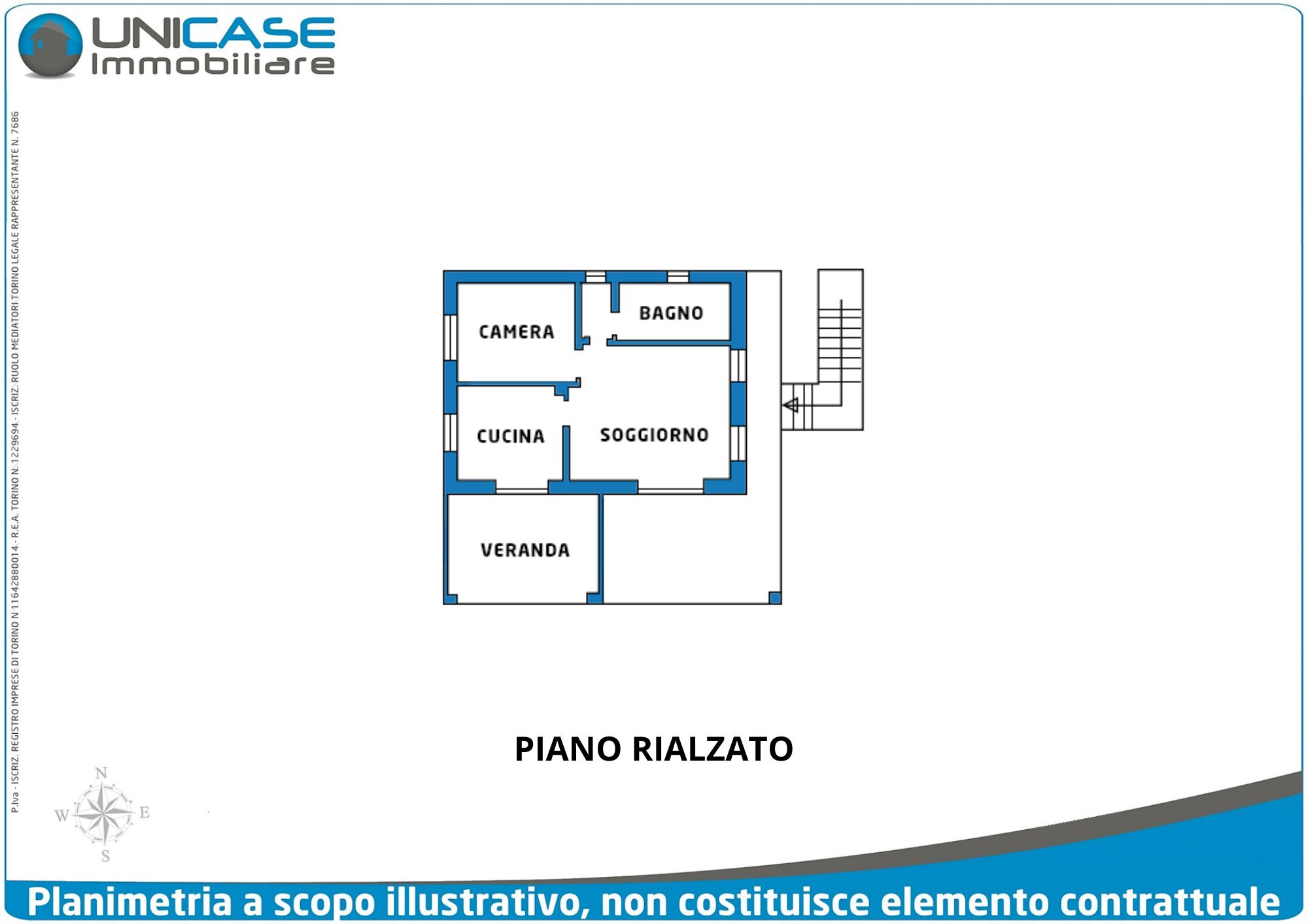 Independent house Via Castellani, 1, Bibiana - floor plans 1