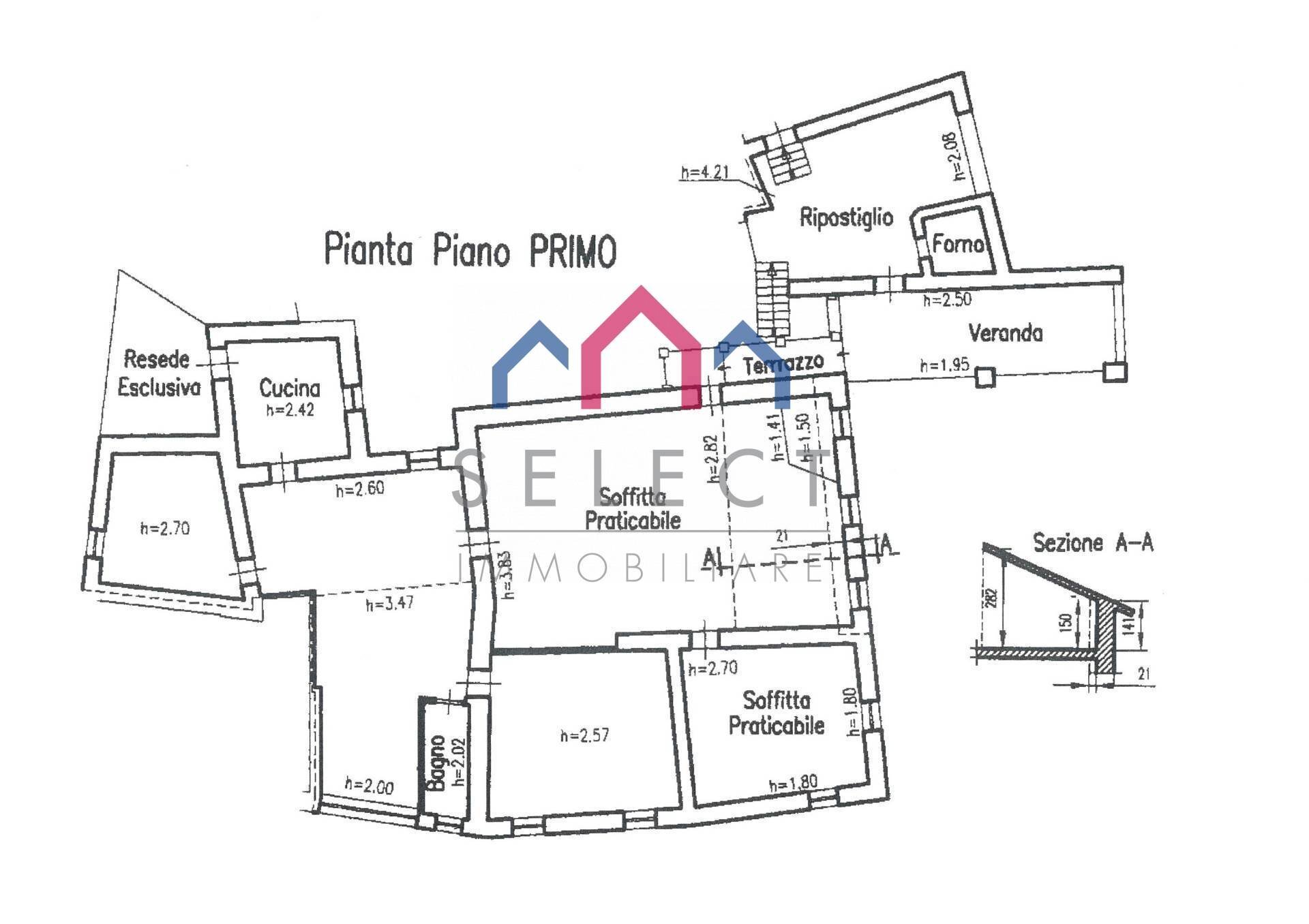 Foto 49 - Appartamento Coreglia Antelminelli - planimetria 1
